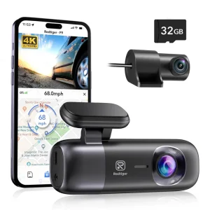 F9 4K Dual Front and Rear Mini Dash Cam