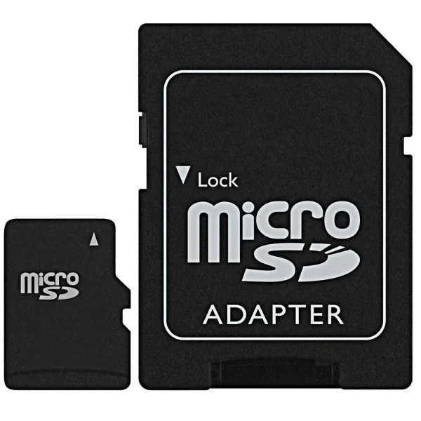 High Capacity MicroSD Card w/ Adapter 128GB
